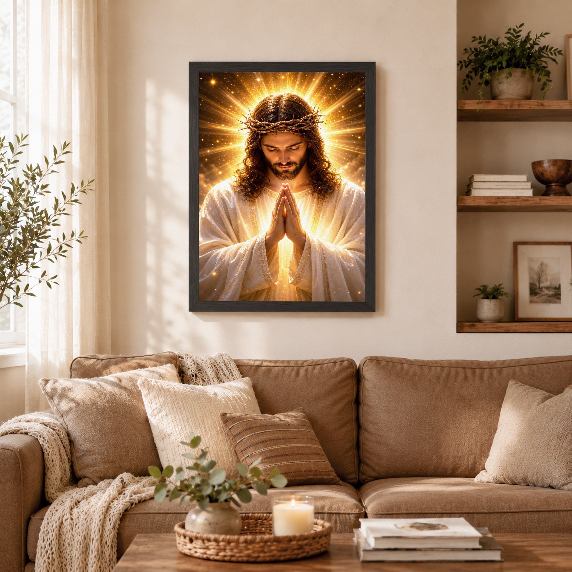 The Divine Light of Christ Wall Art Poster/Canvas