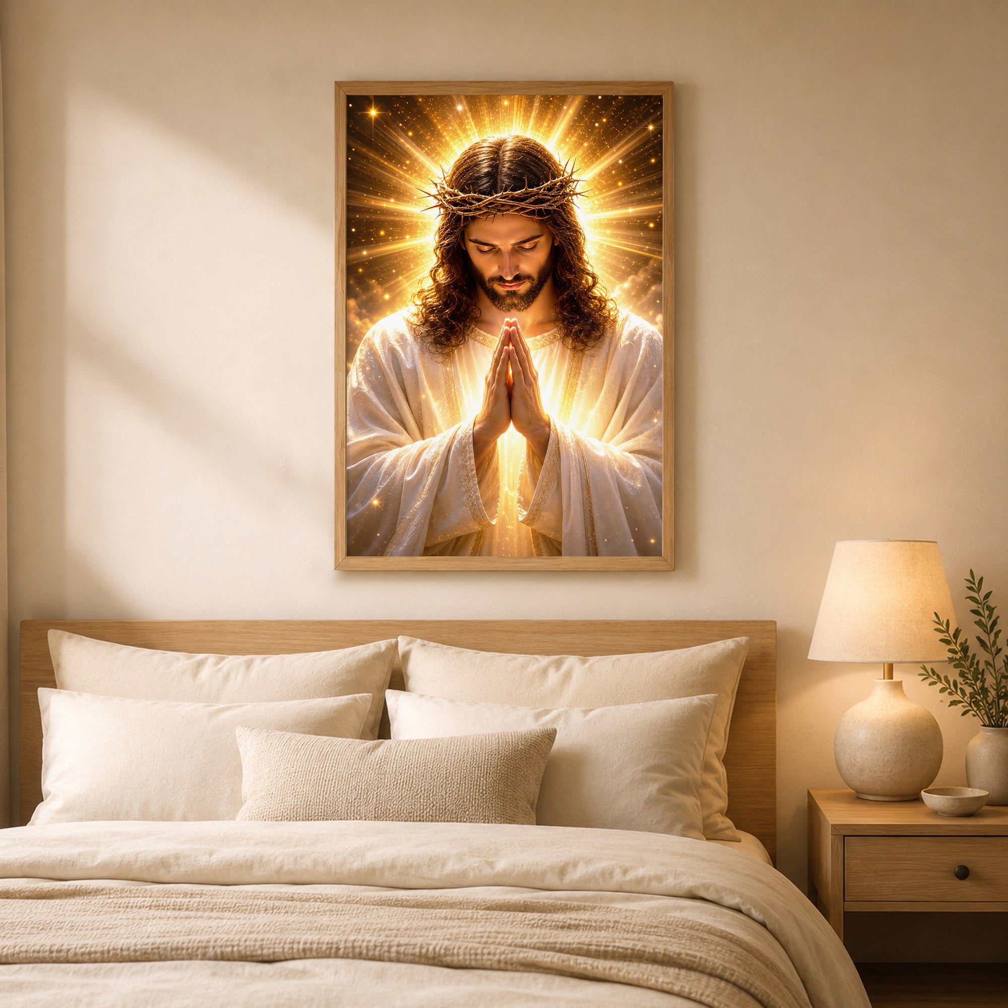 The Divine Light of Christ Wall Art Poster/Canvas