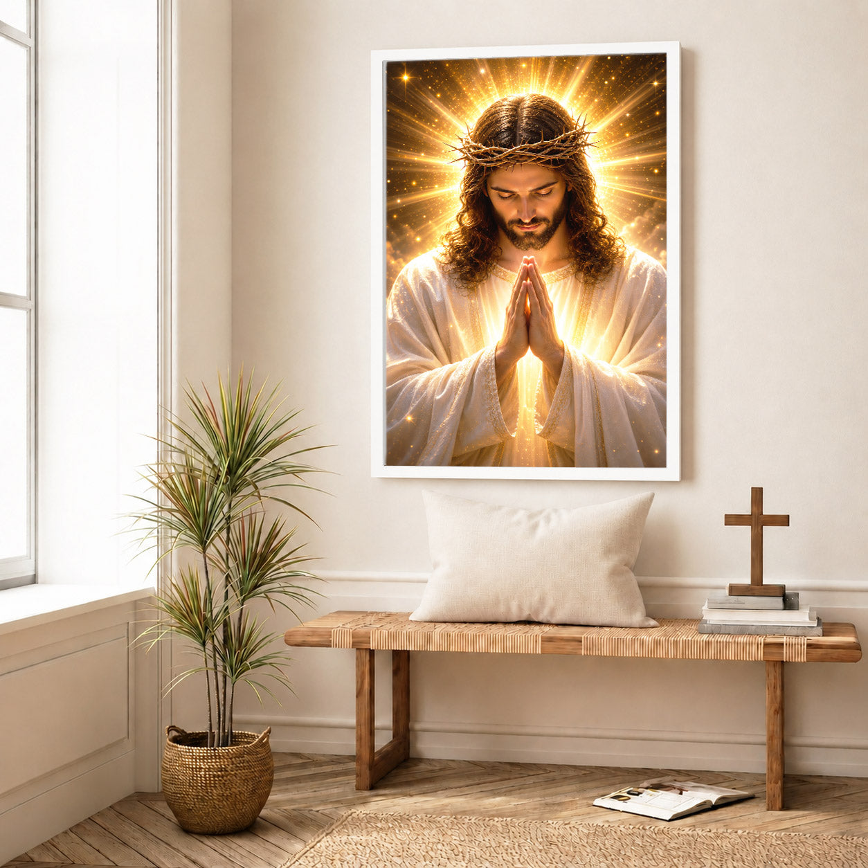 The Divine Light of Christ Wall Art Poster/Canvas