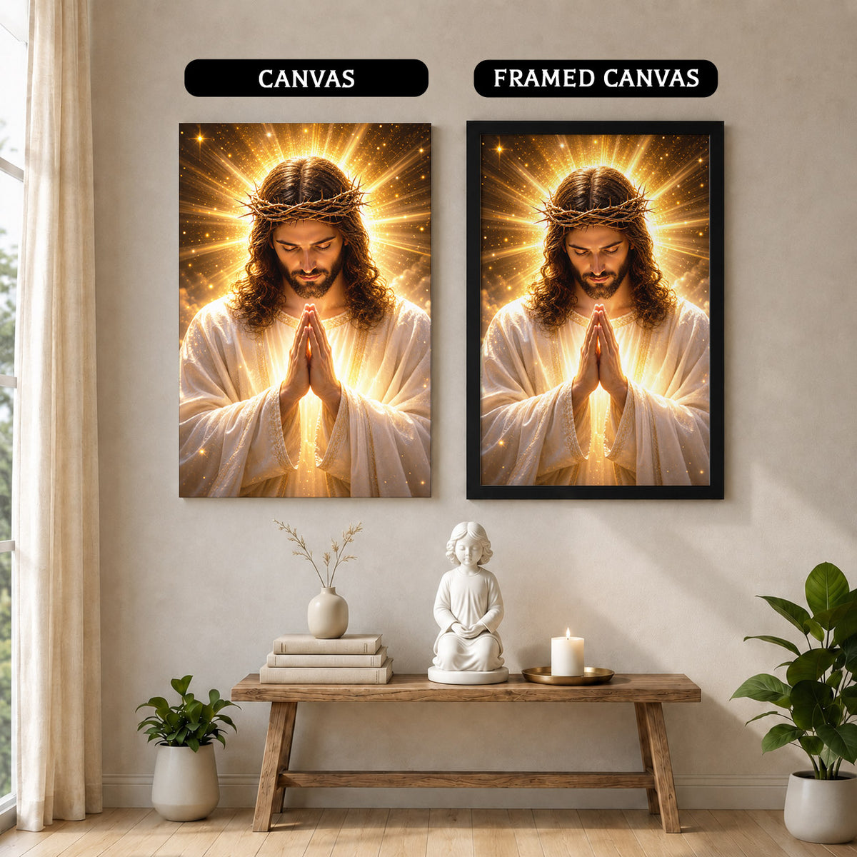 The Divine Light of Christ Wall Art Poster/Canvas