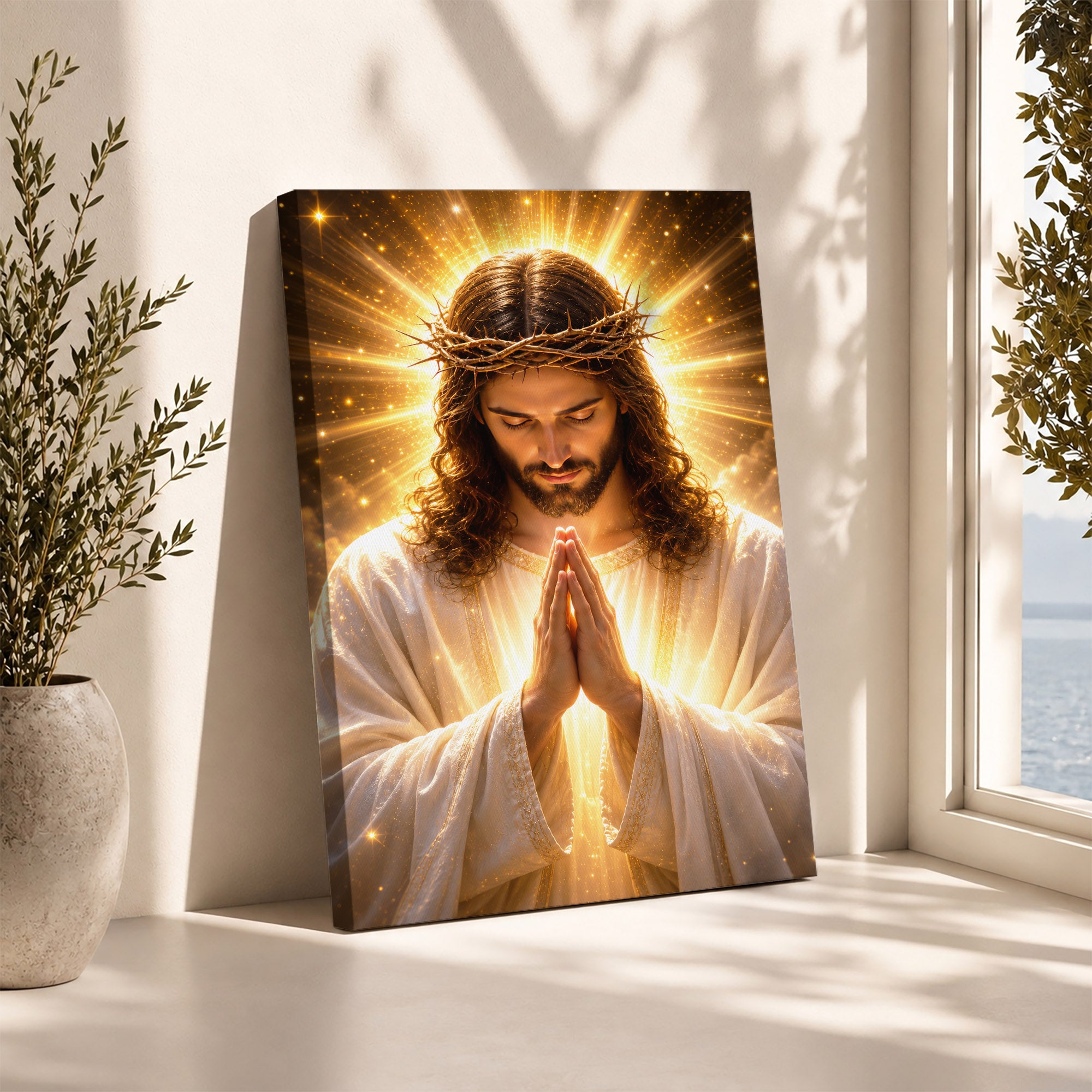 The Divine Light of Christ Wall Art Poster/Canvas