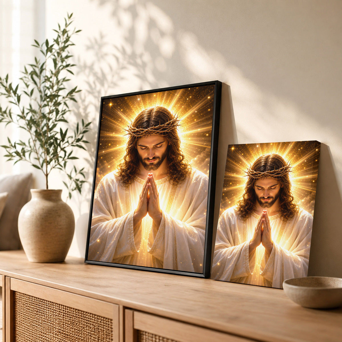 The Divine Light of Christ Wall Art Poster/Canvas