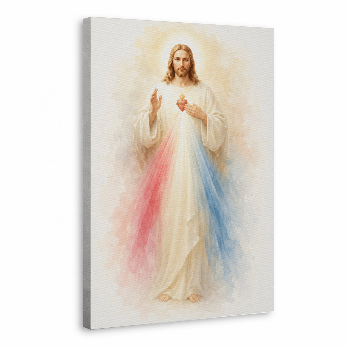 Divine Mercy Jesus Catholic Wall Art Poster/Canvas