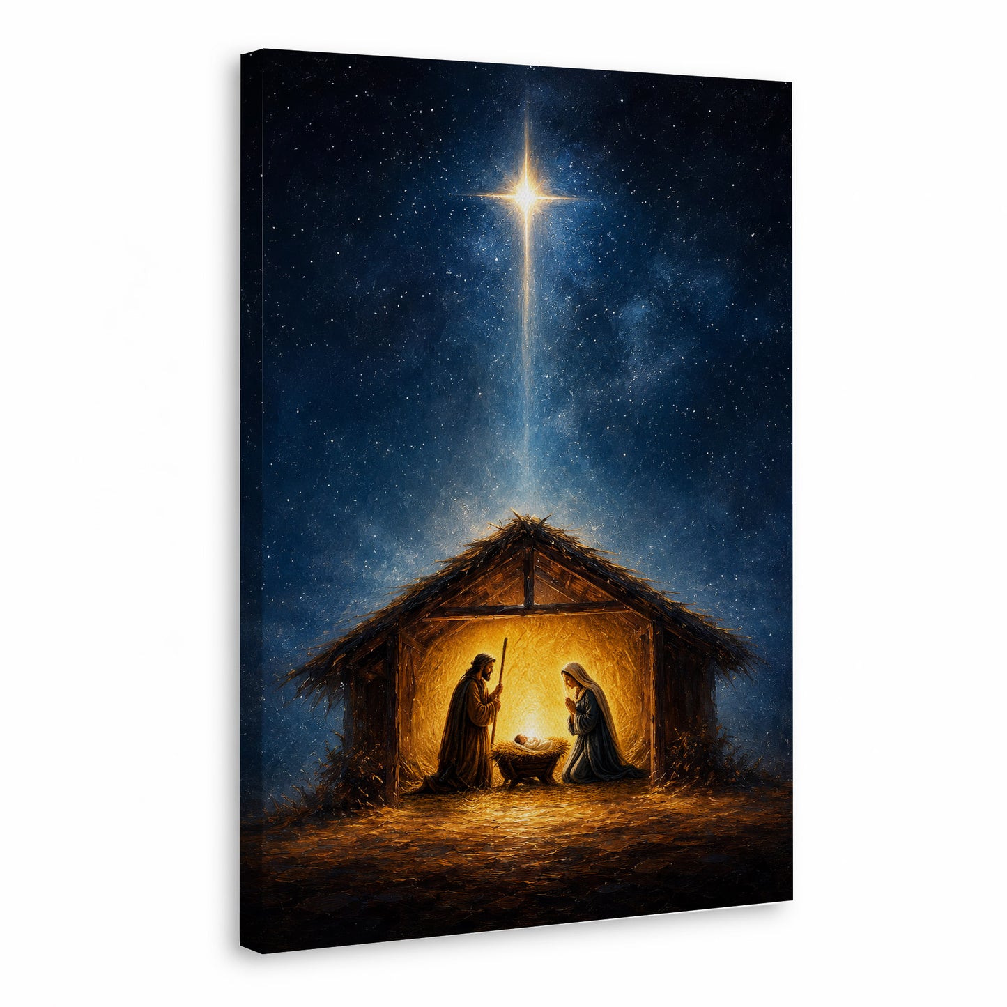 Nativity Scene Wall Art Poster/Canvas