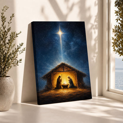 Nativity Scene Wall Art Poster/Canvas