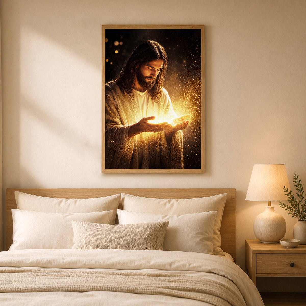 When Darkness Fades, Christ Shines  Wall Art Poster/Canvas