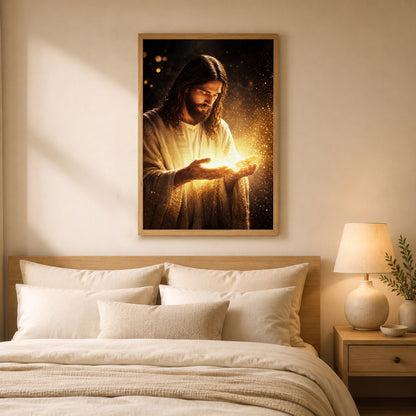 When Darkness Fades, Christ Shines  Wall Art Poster/Canvas