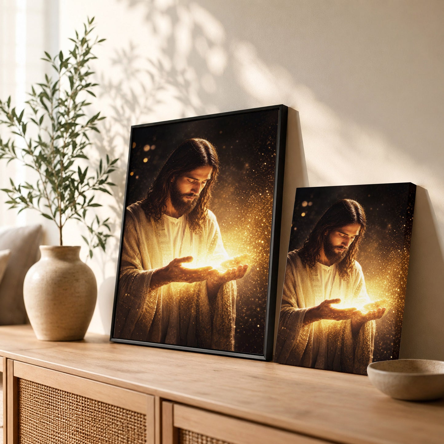 When Darkness Fades, Christ Shines  Wall Art Poster/Canvas