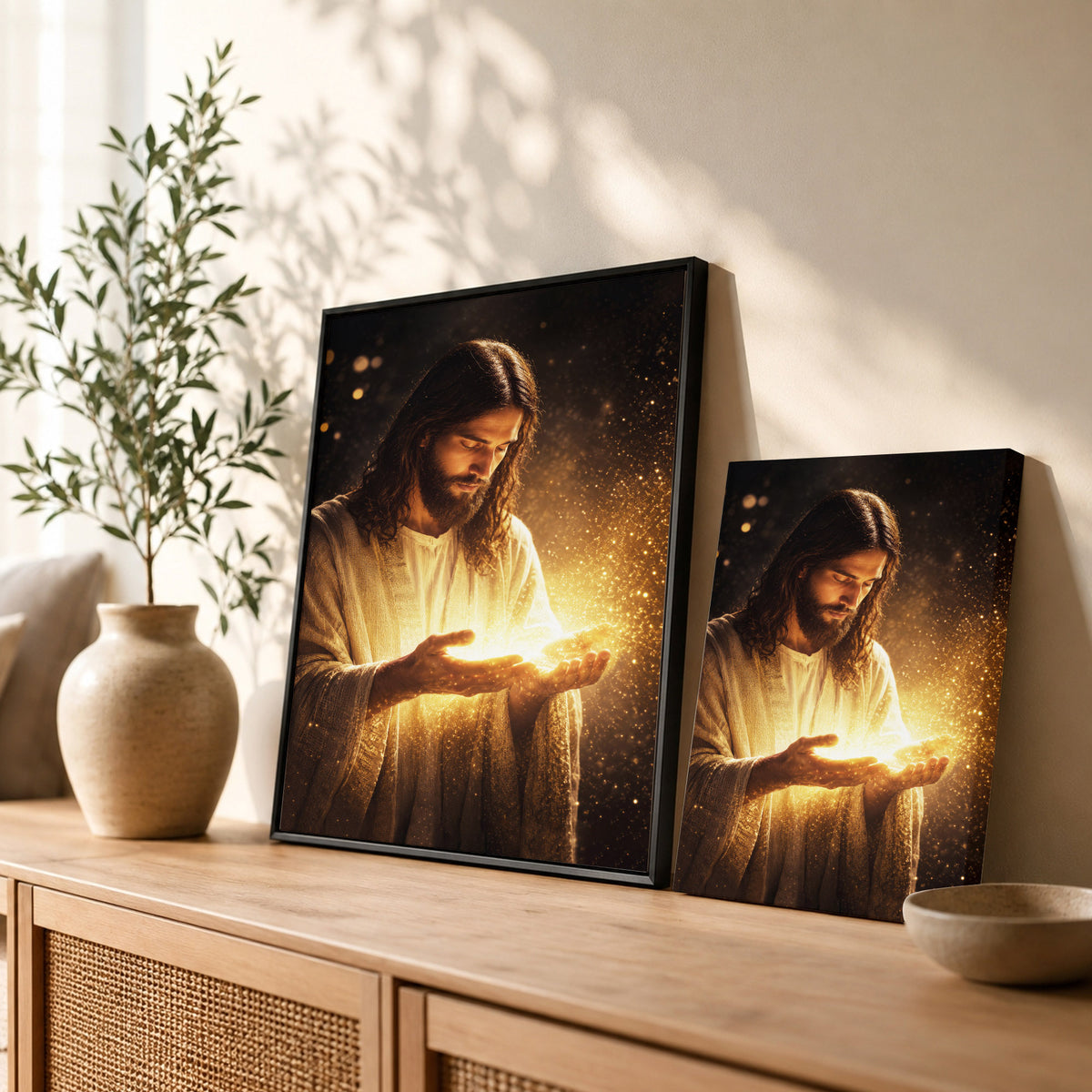 When Darkness Fades, Christ Shines  Wall Art Poster/Canvas