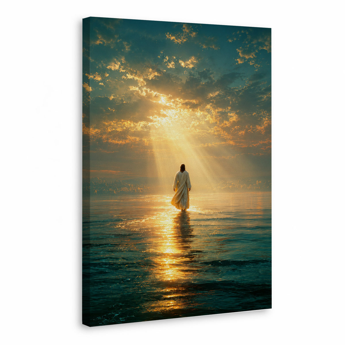 Jesus Walking on Water Wall Art Wall Art Poster/Canvas