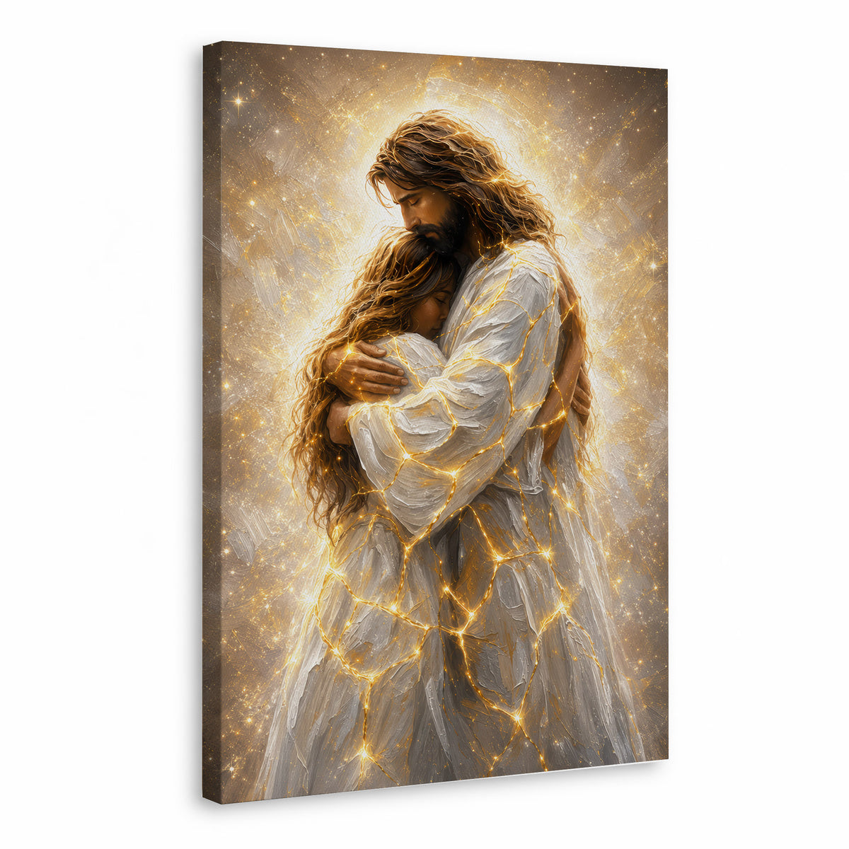 Safe In His Embrace Wall Art Poster/Canvas