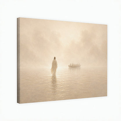 Jesus Walks on Water Wall Art Poster/Canvas