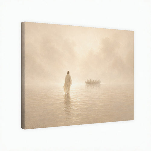 Jesus Walks on Water Wall Art Poster/Canvas