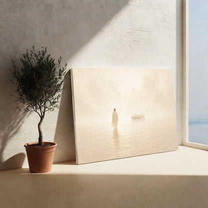 Jesus Walks on Water Wall Art Poster/Canvas