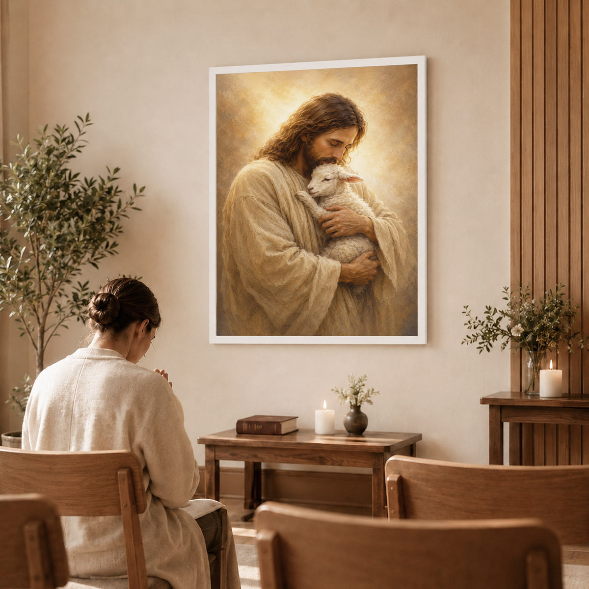 The Lord Is My Shepherd Wall Art Poster/Canvas