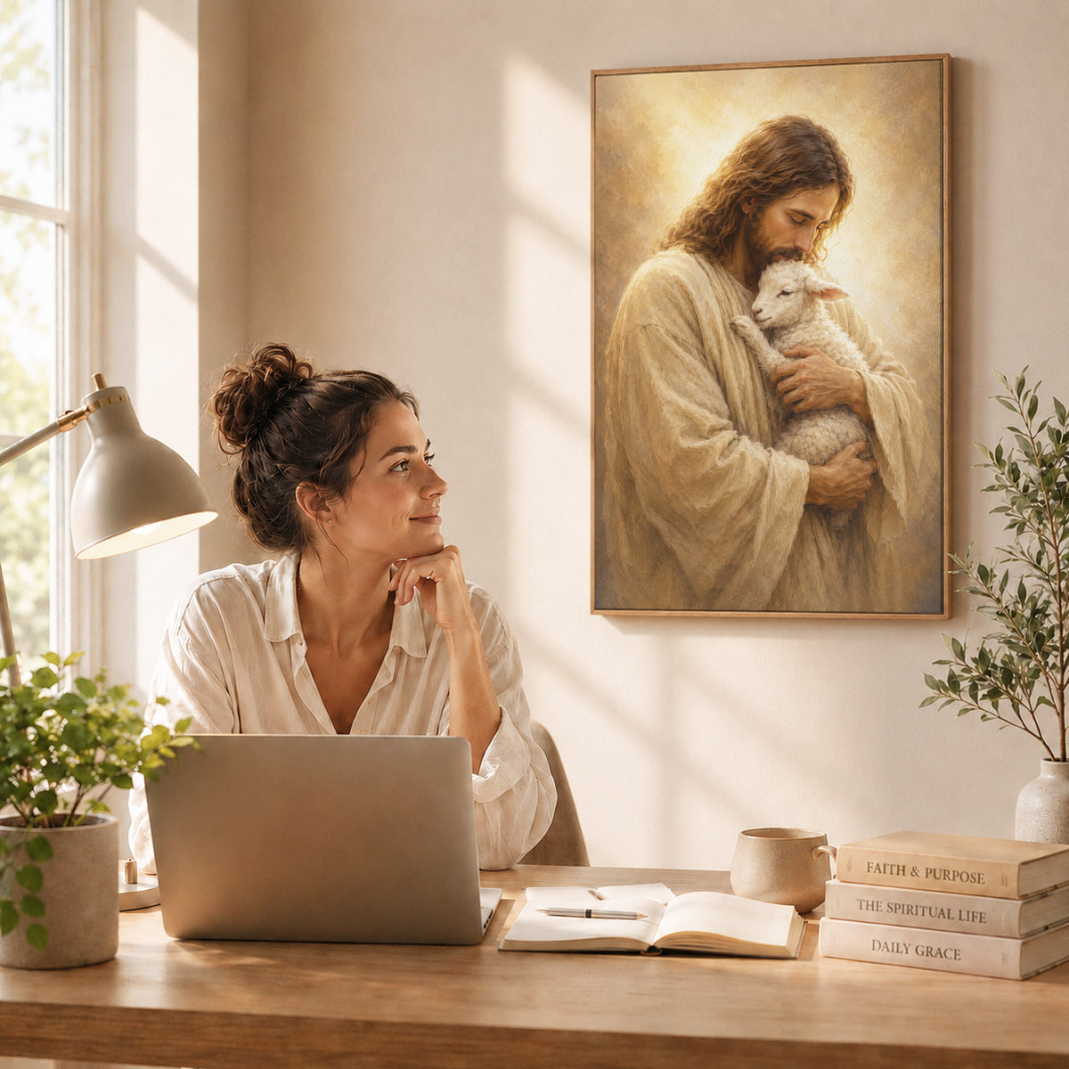 The Lord Is My Shepherd Wall Art Poster/Canvas