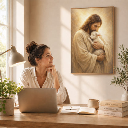 The Lord Is My Shepherd Wall Art Poster/Canvas