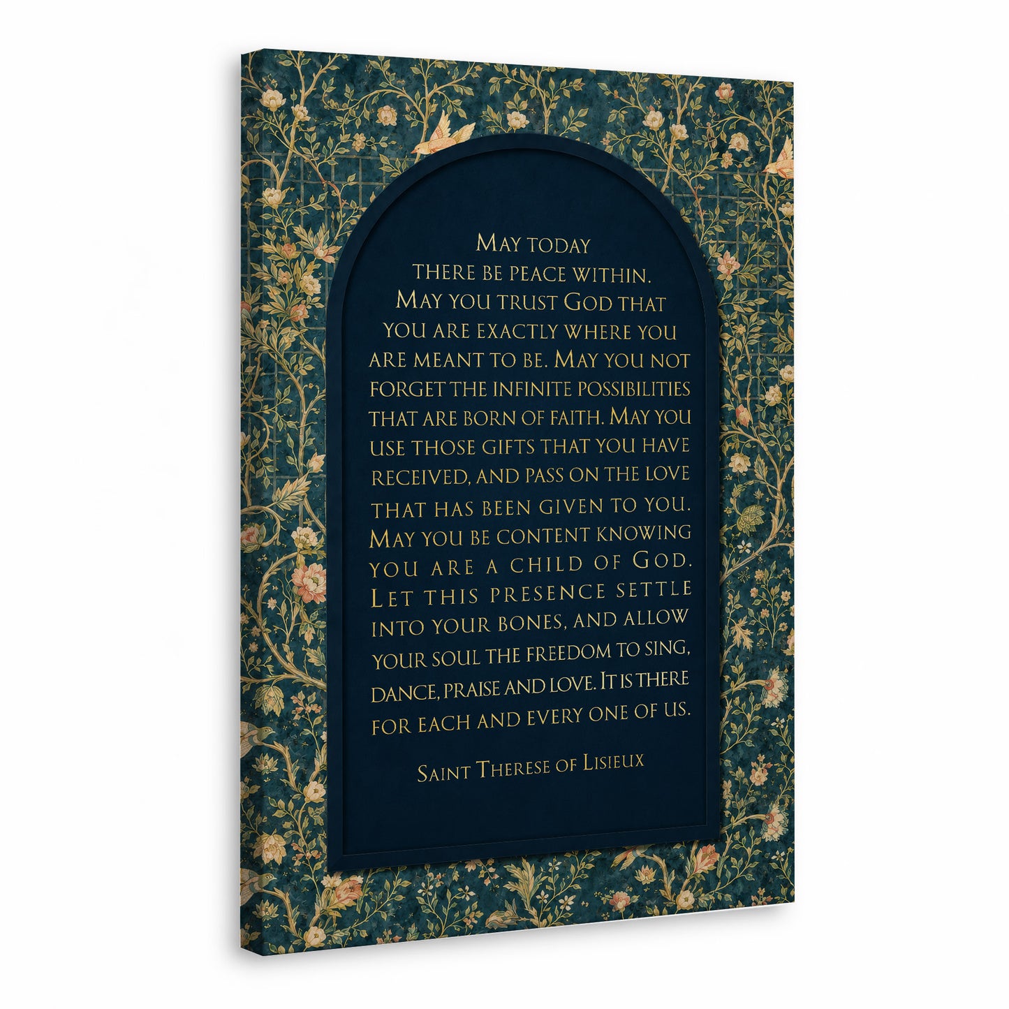 Saint Therese of Lisieux Prayer Quote Poster/Canvas