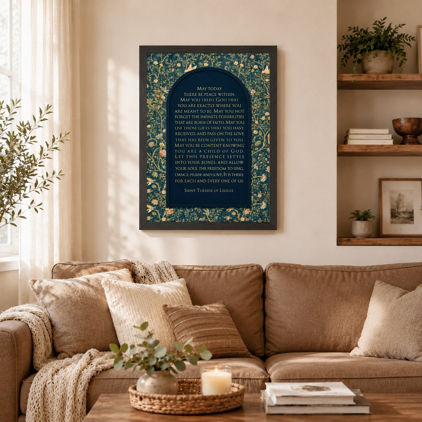 Saint Therese of Lisieux Prayer Quote Poster/Canvas