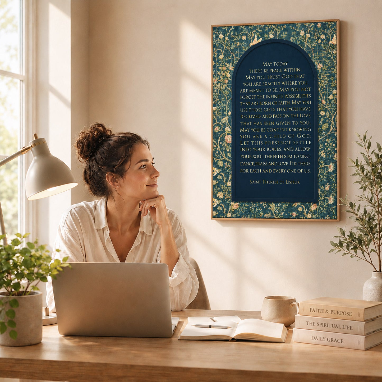 Saint Therese of Lisieux Prayer Quote Poster/Canvas