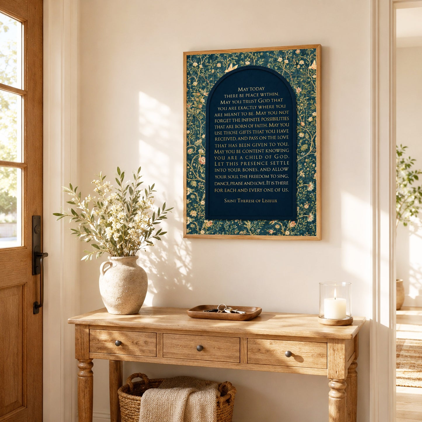 Saint Therese of Lisieux Prayer Quote Poster/Canvas