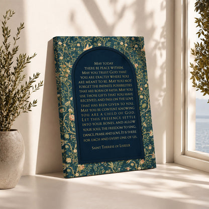 Saint Therese of Lisieux Prayer Quote Poster/Canvas