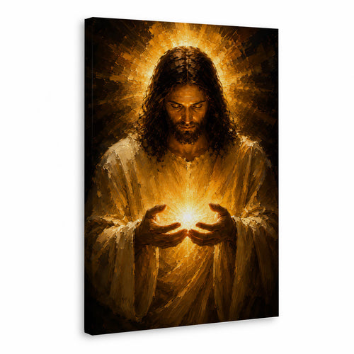 Jesus Light of Hope Canvas Wall Art Poster/Canvas