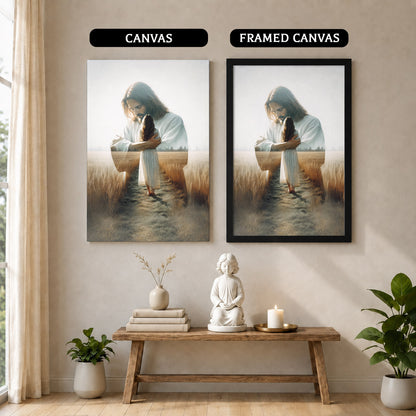 Jesus Holding You Close Christian Wall Art Poster/Canvas
