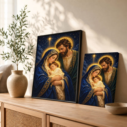 Holy Family Radiant Night Poster/Canvas