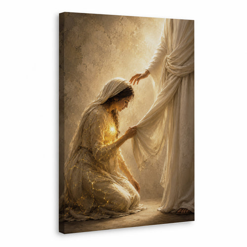 Jesus Healing Touch Christian Wall Art Poster/Canvas