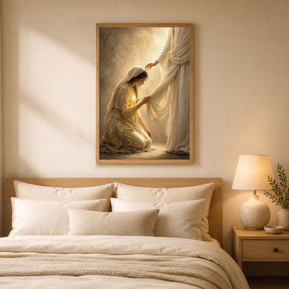 Jesus Healing Touch Christian Wall Art Poster/Canvas