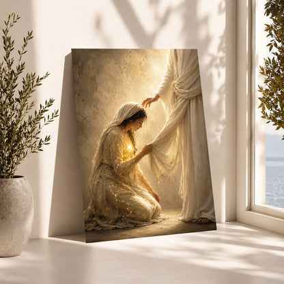 Jesus Healing Touch Christian Wall Art Poster/Canvas