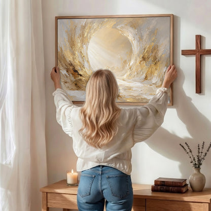 Empty Tomb Resurrection Christian Wall Art Poster/Canvas