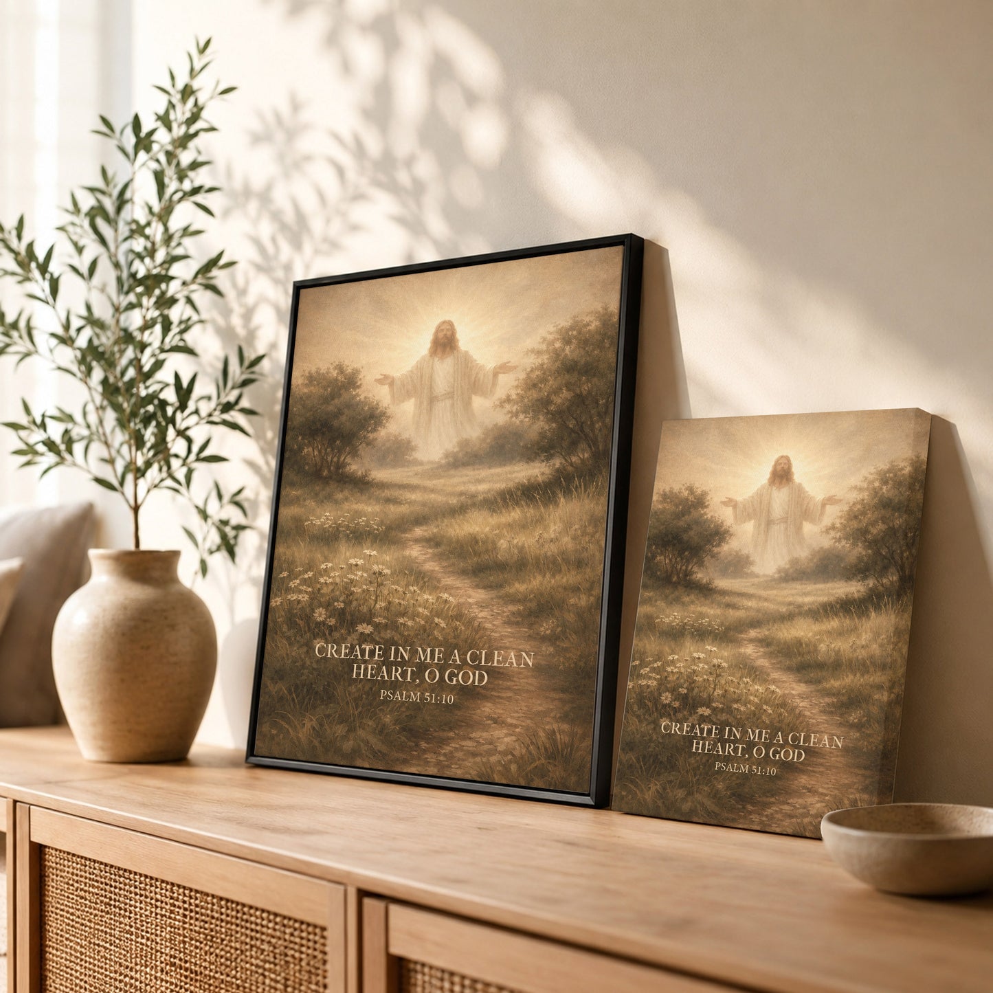 Serene Spiritual Landscape Wall Art Canvas/Poster