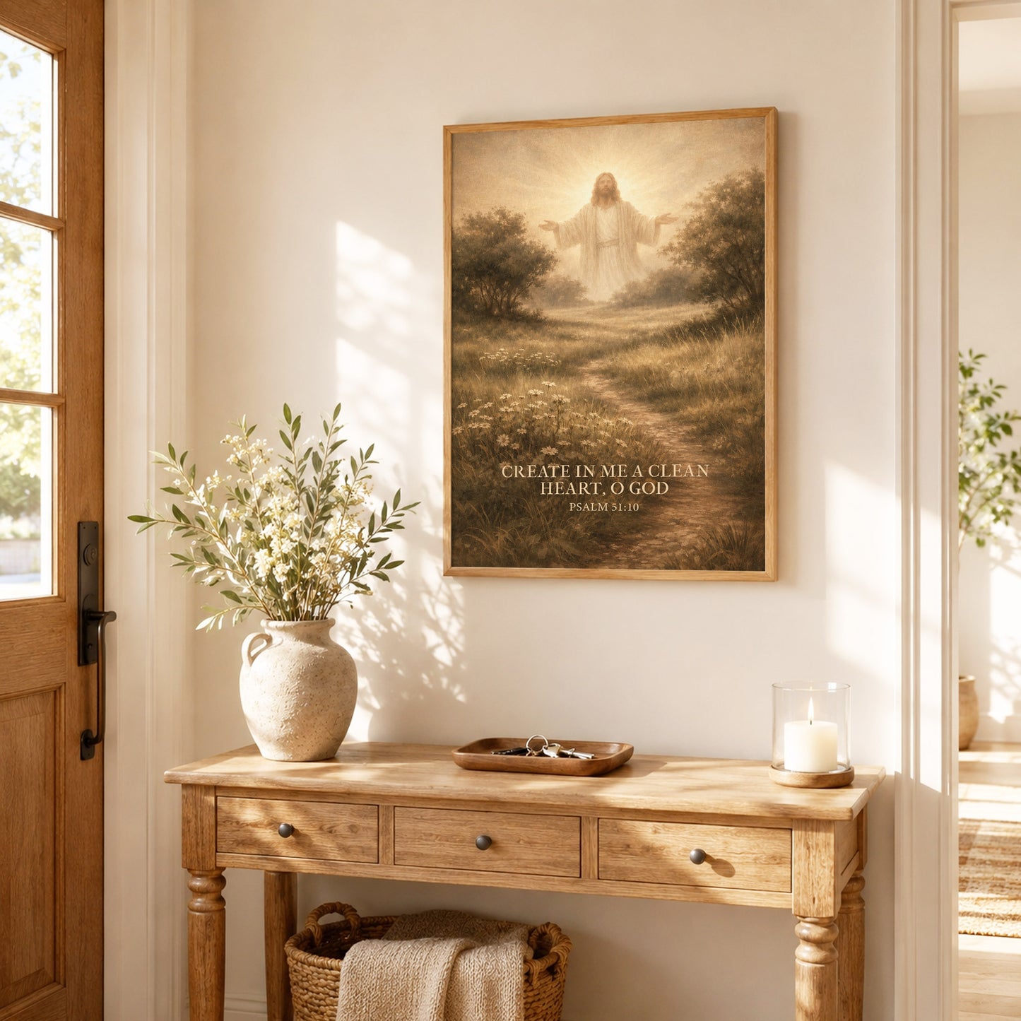 Serene Spiritual Landscape Wall Art Canvas/Poster