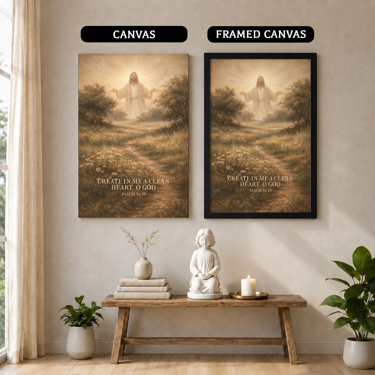 Serene Spiritual Landscape Wall Art Canvas/Poster