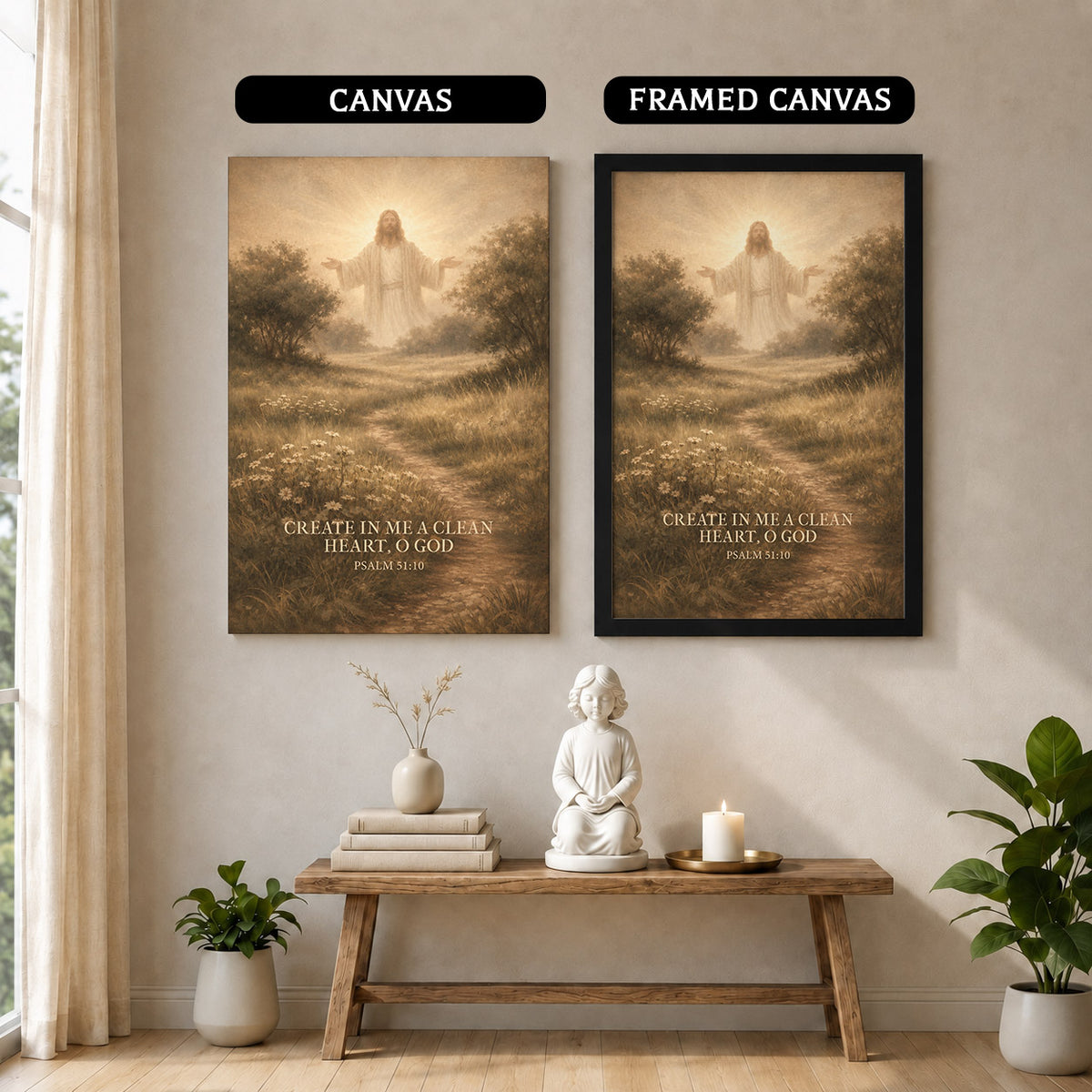 Serene Spiritual Landscape Wall Art Canvas/Poster