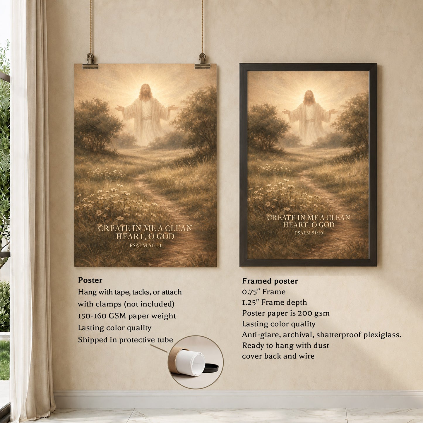 Serene Spiritual Landscape Wall Art Canvas/Poster