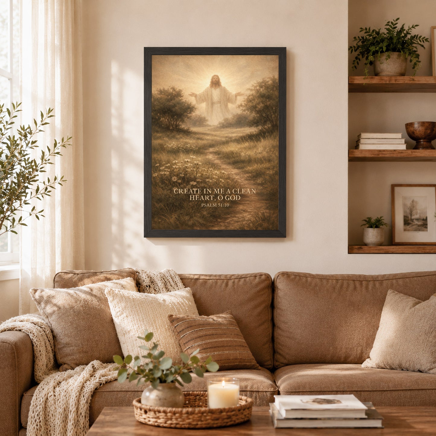 Serene Spiritual Landscape Wall Art Canvas/Poster