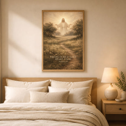 Serene Spiritual Landscape Wall Art Canvas/Poster