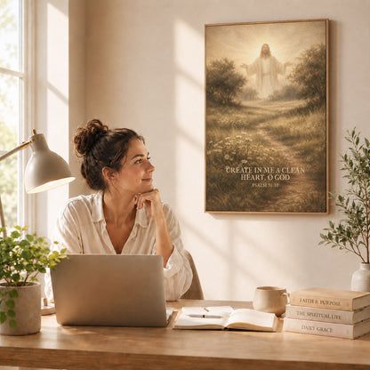 Serene Spiritual Landscape Wall Art Canvas/Poster