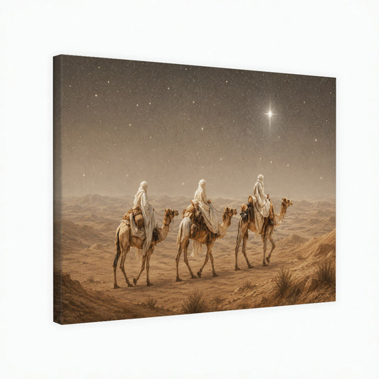 Desert Journey of the Magi Christian Wall Art Poster/Canvas