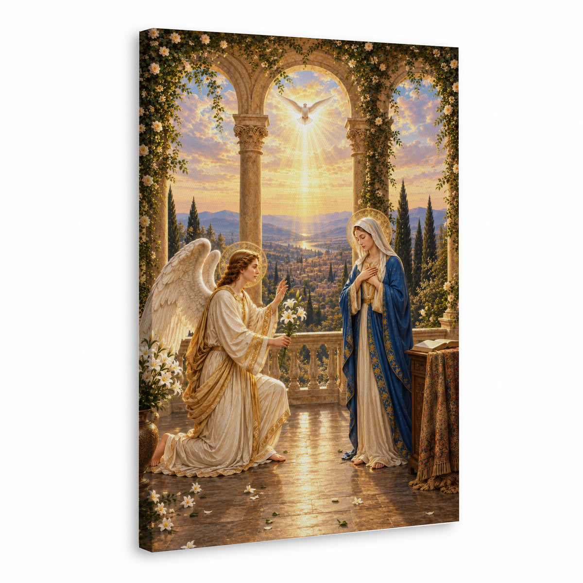 Annunciation of Mary Christian Wall Art Poster/Canvas