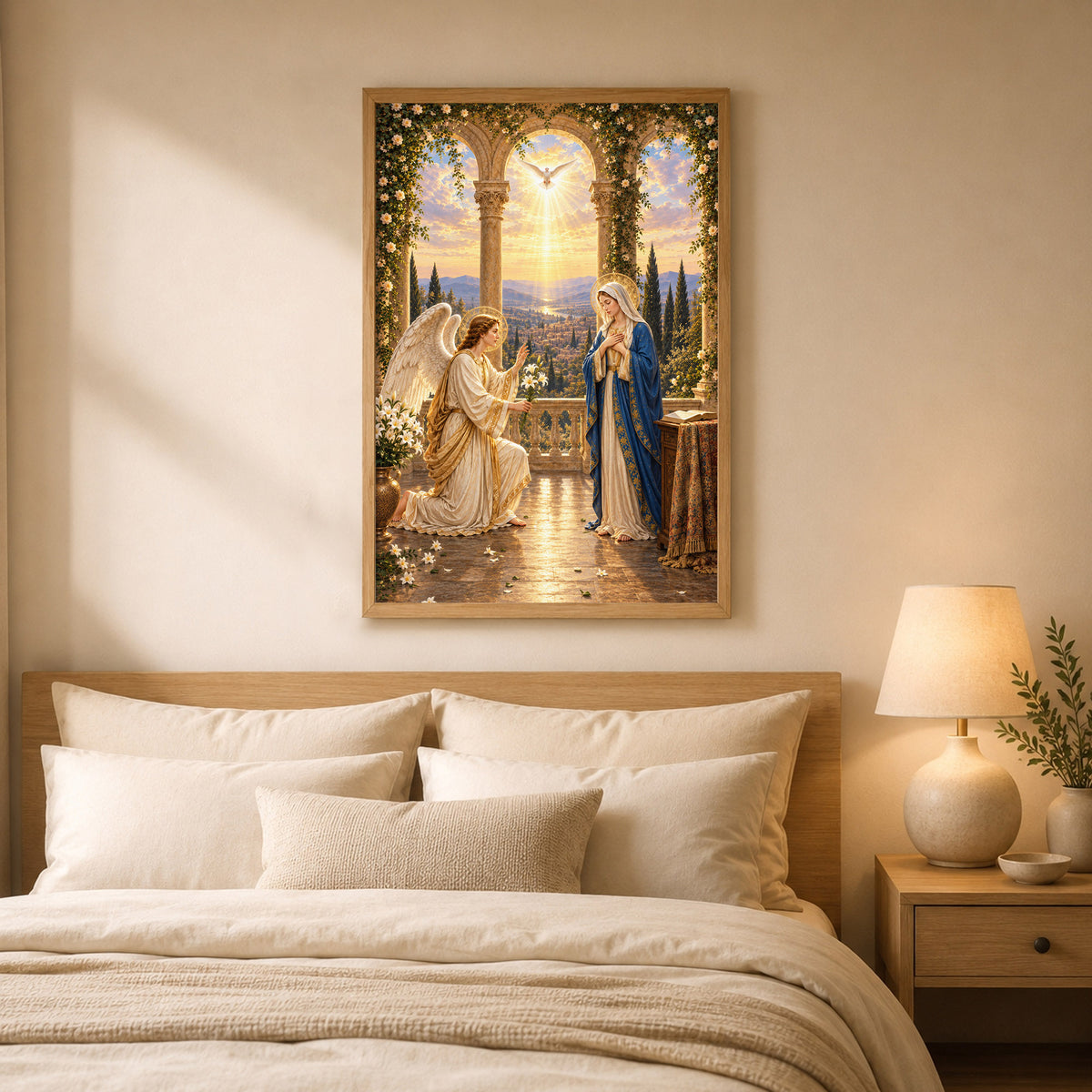 Annunciation of Mary Christian Wall Art Poster/Canvas
