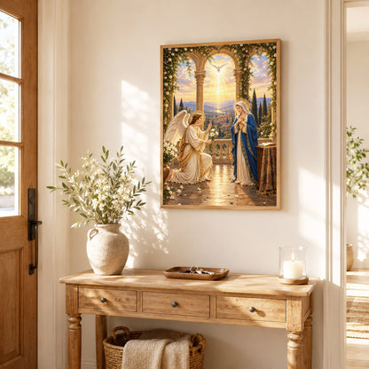 Annunciation of Mary Christian Wall Art Poster/Canvas