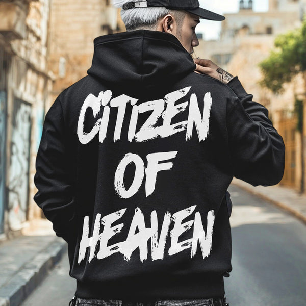 Citizen Of Heaven Print Hoodie 043-A