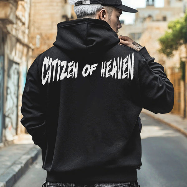 Citizen Of Heaven Print Hoodie 043-B