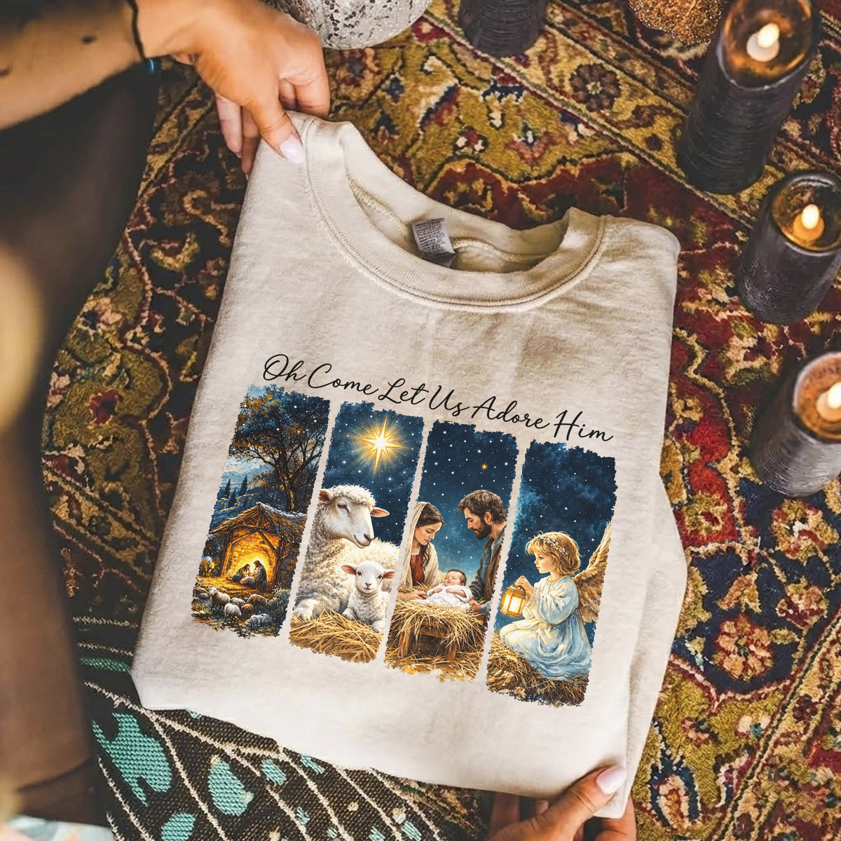 Nativity Story Christian – Unisex Tshirt / Hoodie / Sweatshirt
