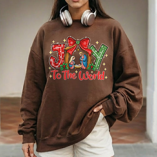 Joy To The World Christian Christmas – Unisex Tshirt / Hoodie / Sweatshirt