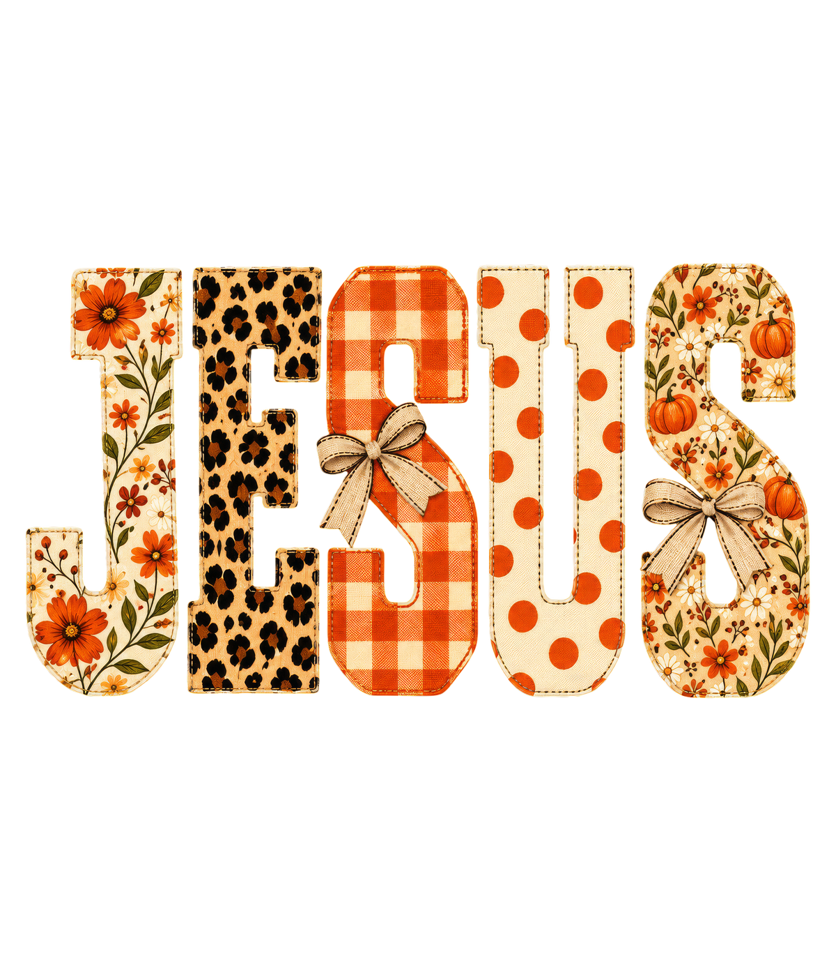 Jesus Fall Floral Leopard - Unisex Tshirt / Hoodie / Sweatshirt